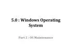 PPT - Introduction to Windows 10 Operating System PowerPoint ...