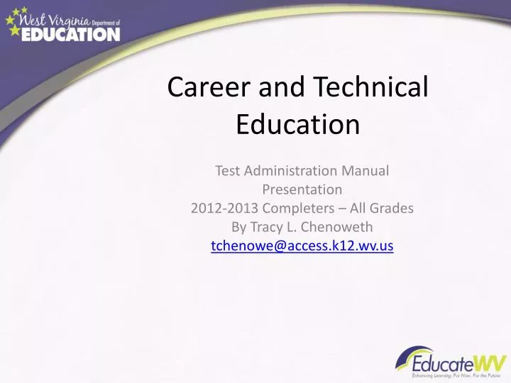 career and technical education