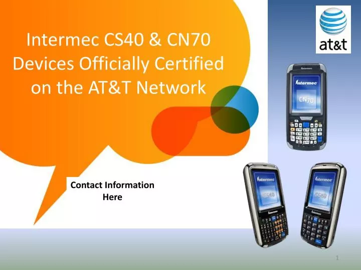 intermec cs40 cn70 devices officially certified on the at t network