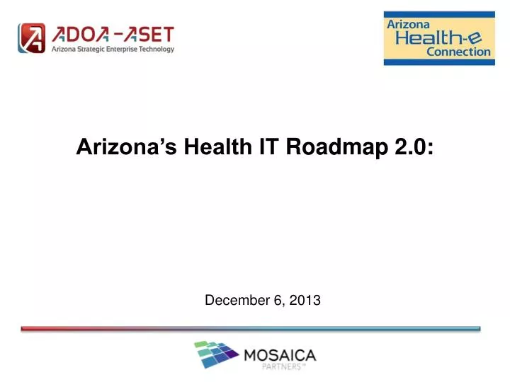 arizona s health it roadmap 2 0