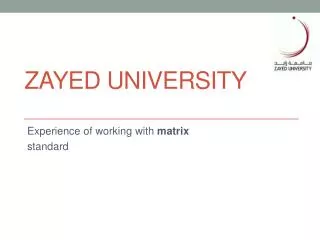 Zayed University