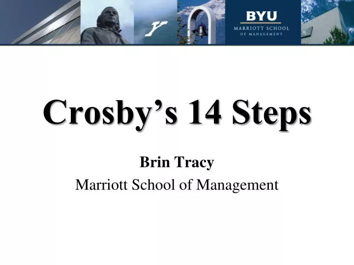 crosby s 14 steps