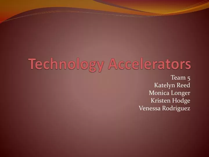 technology accelerators