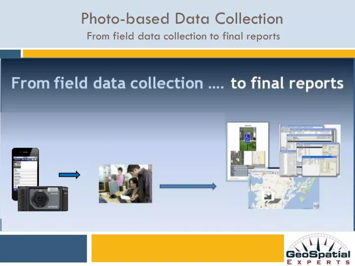 photo based data collection from field data collection to final reports