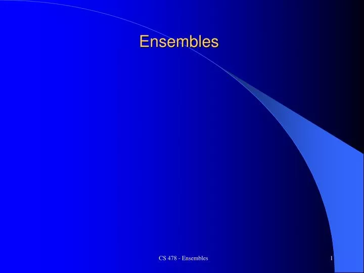 ensembles