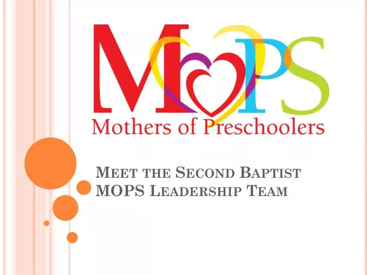 meet the second baptist mops leadership team