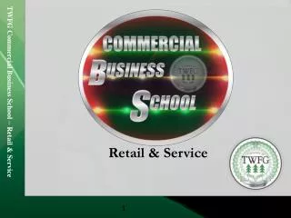 Retail &amp; Service