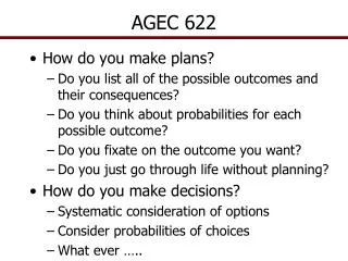 AGEC 622