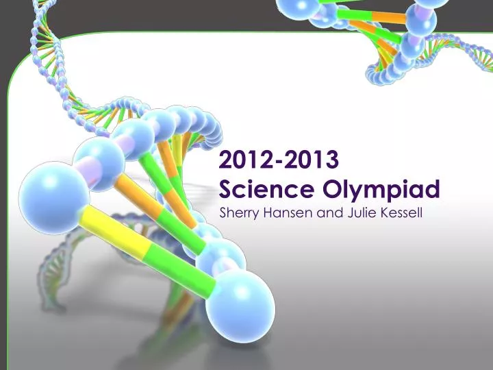 2012 2013 science olympiad