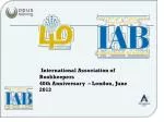 International Association of Bookkeepers 40th Anniversary – London, June 2013