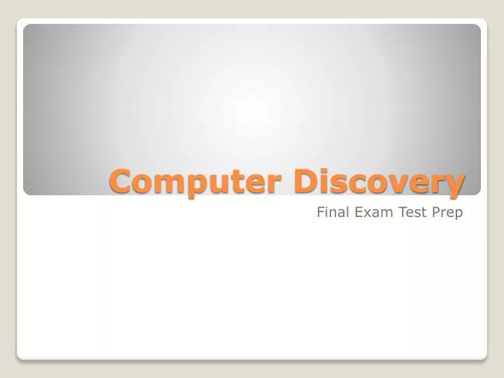 computer discovery