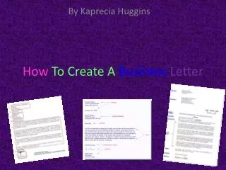 How To Create A Business Letter