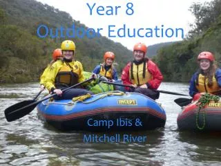 Year 8 Outdoor Education