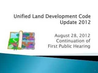 Unified Land Development Code Update 2012