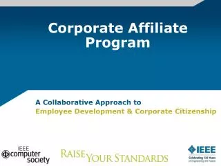 Corporate Affiliate Program