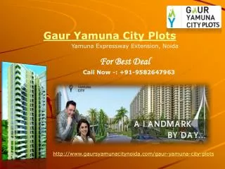 Gaur Yamuna City Plots | Gaur Yamuna City Plots Noida