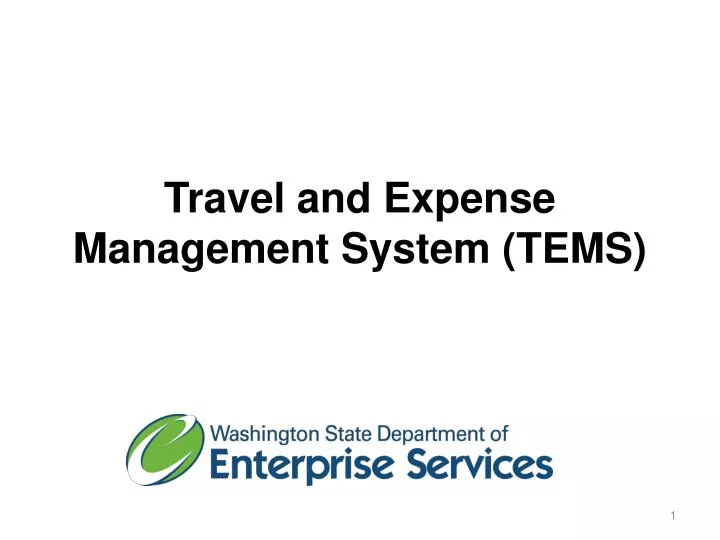 travel and expense management system tems
