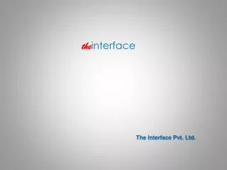 the interface