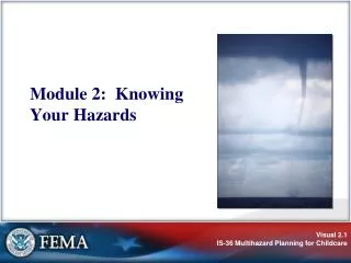 module 2 knowing your hazards