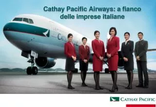 Cathay Pacific Airways: a fianco delle imprese italiane
