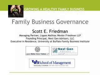 GROWING A HEALTHY FAMILY BUSINESS