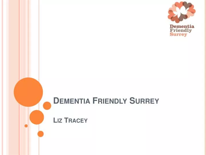 dementia friendly surrey liz tracey