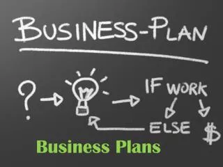 Business Plans