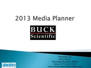 2013 Media Planner