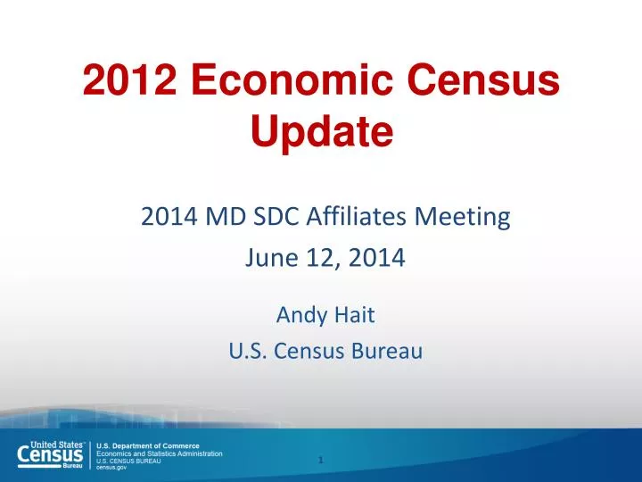 2012 economic census update