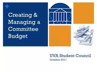 Creating &amp; Managing a Committee Budget