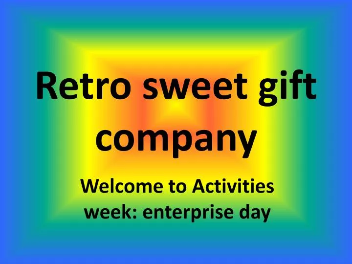 retro sweet gift company