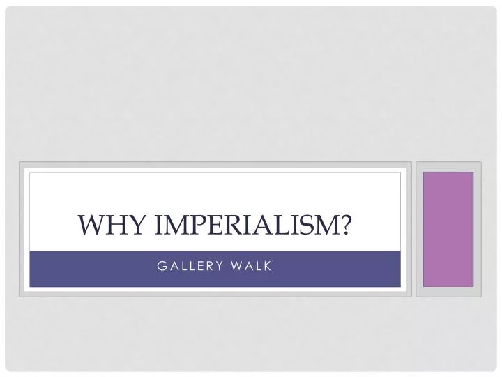 why imperialism