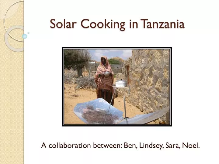 solar cooking in tanzania