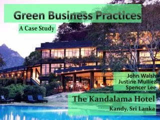 Green Business Practices