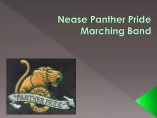 Nease Panther Pride Marching Band