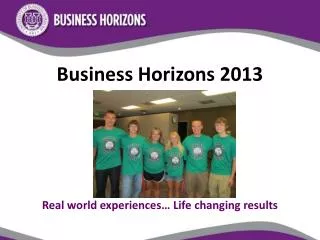 Business Horizons 2013