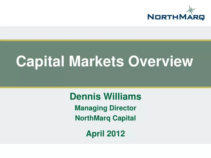 capital markets overview