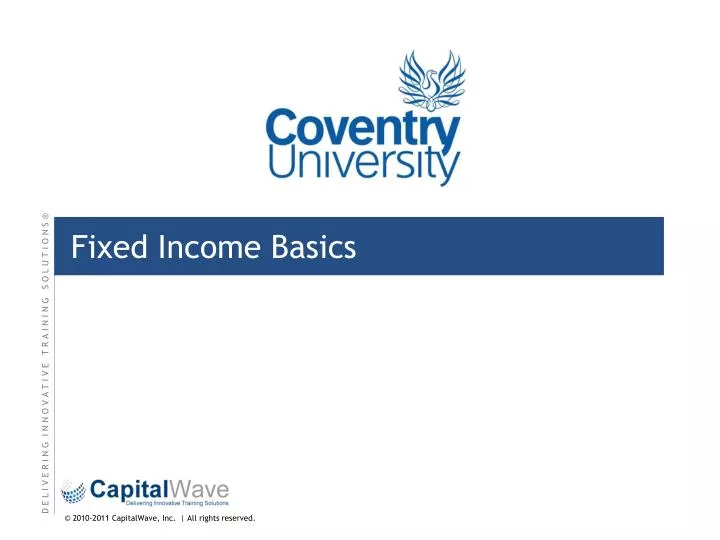 fixed income basics