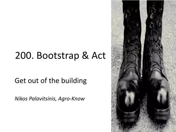 2 00 bootstrap act