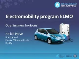 Electromobility program ELMO