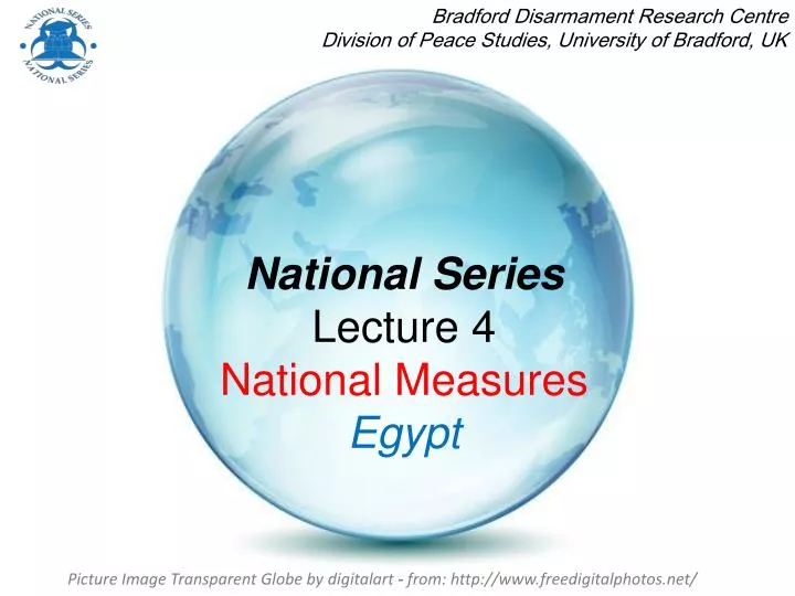 national series lecture 4 national measures egypt
