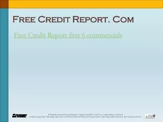Free Credit Report. Com
