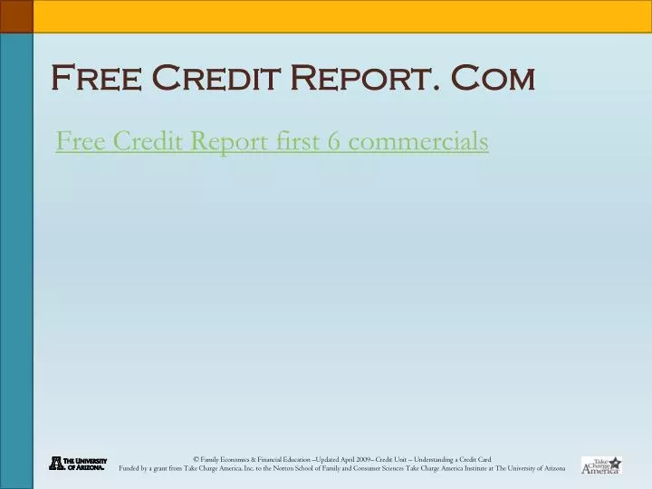 free credit report com