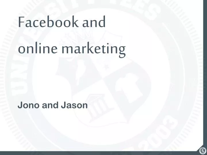 facebook and online marketing