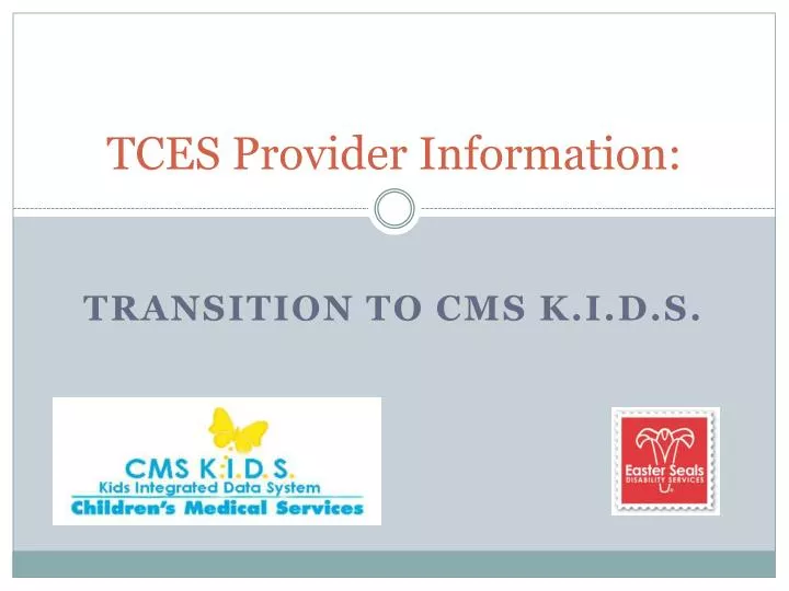tces provider information