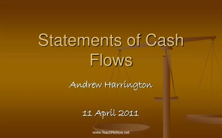 statements of cash flows