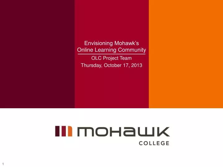 envisioning mohawk s online learning community