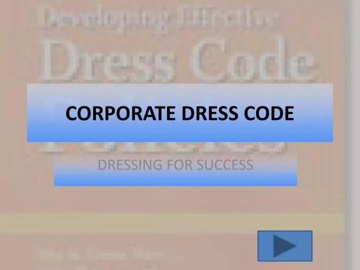 corporate dress code
