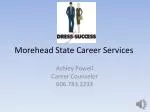 Morehead State Career Services - slide 1