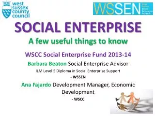 SOCIAL ENTERPRISE